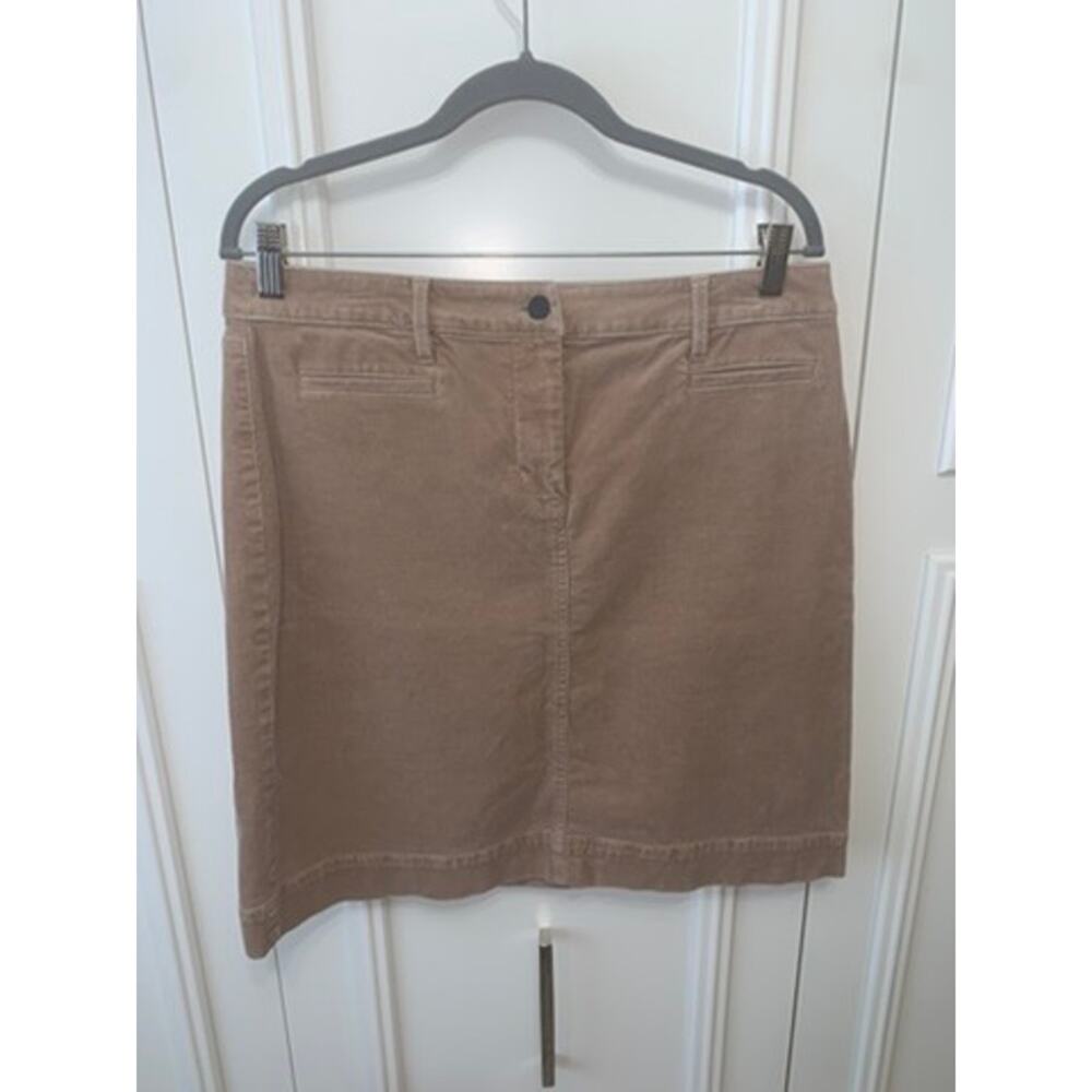 Talbots Women's A-Line‎ Corduroy Skirt Brown Knee Length Size 10